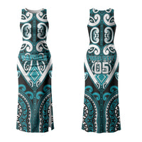 Custom Aotearoa Tapuika Couples Matching Tank Maxi Dress and Hawaiian Shirt Maori Tribal Pattern LT05 - Polynesian Pride