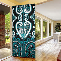 Custom Aotearoa Tapuika Door Cover Maori Tribal Pattern LT05 - Polynesian Pride