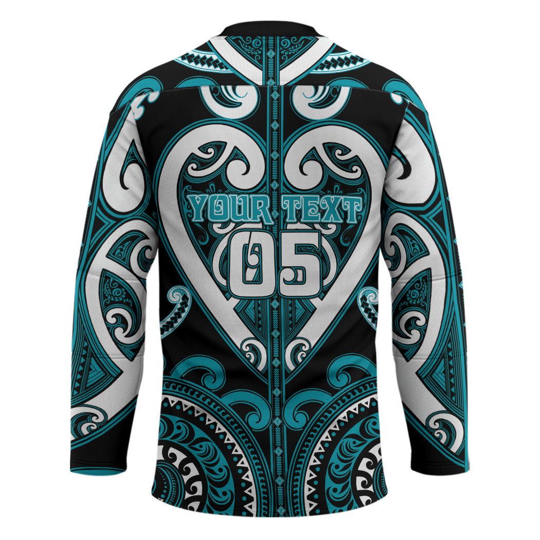 Custom Aotearoa Tapuika Hockey Jersey Maori Tribal Pattern LT05 - Polynesian Pride