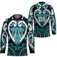 Custom Aotearoa Tapuika Hockey Jersey Maori Tribal Pattern LT05 - Polynesian Pride