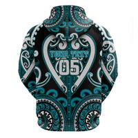 Custom Aotearoa Tapuika Hoodie Maori Tribal Pattern LT05 - Polynesian Pride