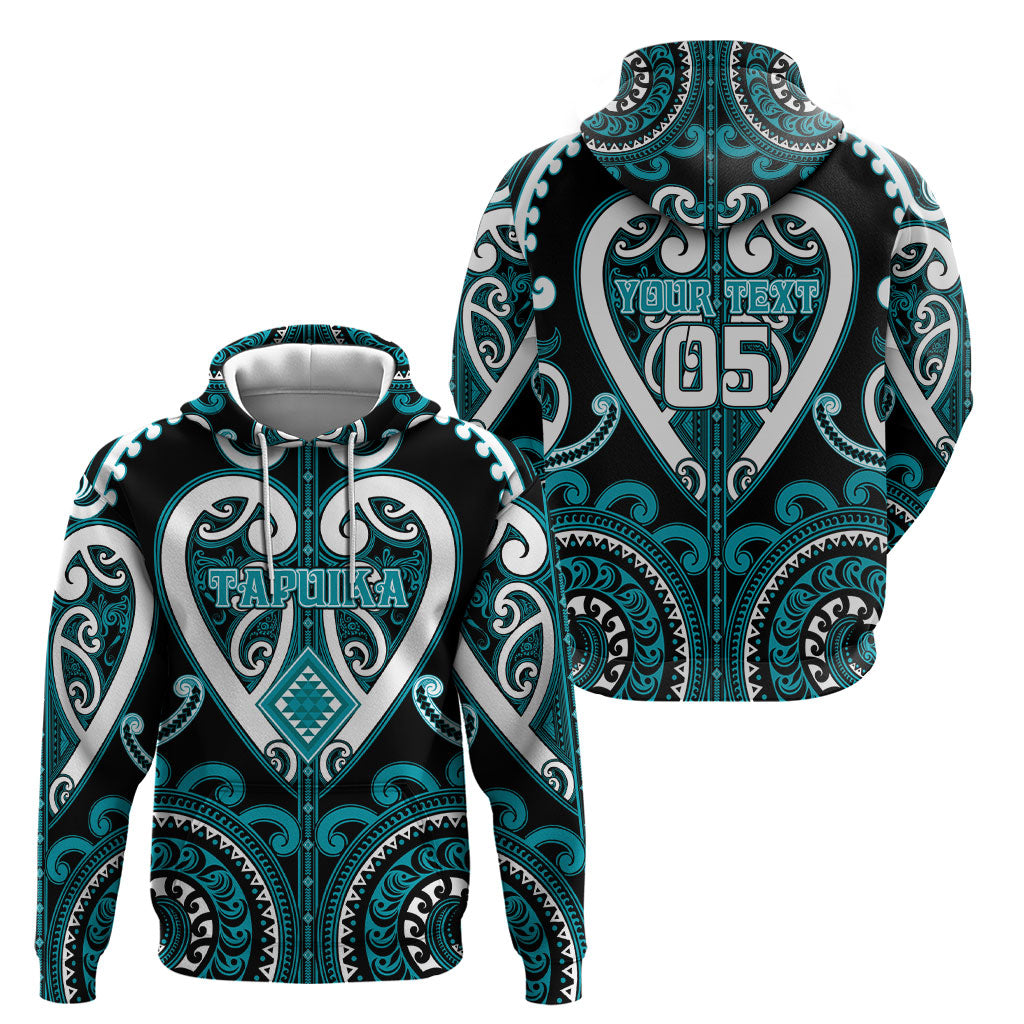 Custom Aotearoa Tapuika Hoodie Maori Tribal Pattern LT05 - Polynesian Pride