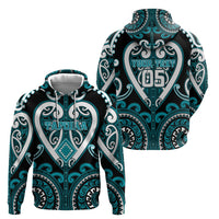 Custom Aotearoa Tapuika Hoodie Maori Tribal Pattern LT05 - Polynesian Pride