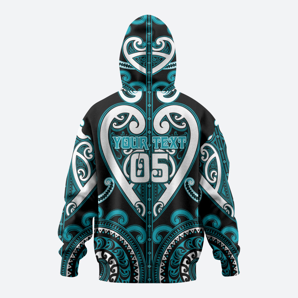 Custom Aotearoa Tapuika Hoodie Maori Tribal Pattern LT05 - Polynesian Pride