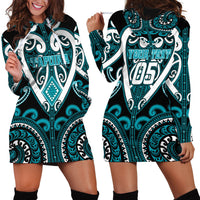 Custom Aotearoa Tapuika Hoodie Dress Maori Tribal Pattern LT05 - Polynesian Pride