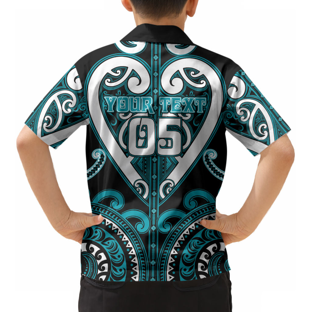 Custom Aotearoa Tapuika Kid Hawaiian Shirt Maori Tribal Pattern LT05 - Polynesian Pride