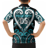 Custom Aotearoa Tapuika Kid Hawaiian Shirt Maori Tribal Pattern LT05 - Polynesian Pride
