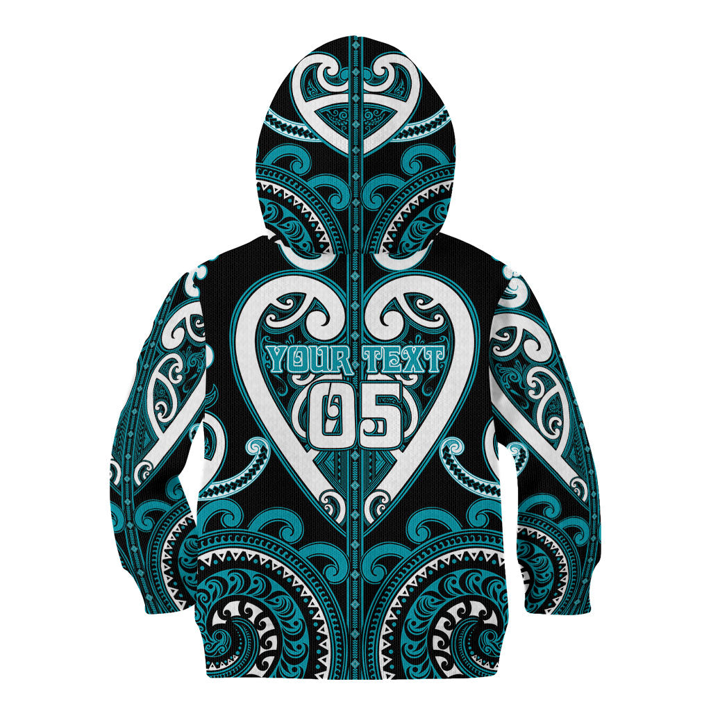 Custom Aotearoa Tapuika Kid Hoodie Maori Tribal Pattern LT05 - Polynesian Pride