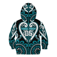 Custom Aotearoa Tapuika Kid Hoodie Maori Tribal Pattern LT05 - Polynesian Pride