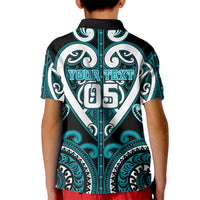 Custom Aotearoa Tapuika Kid Polo Shirt Maori Tribal Pattern LT05 - Polynesian Pride