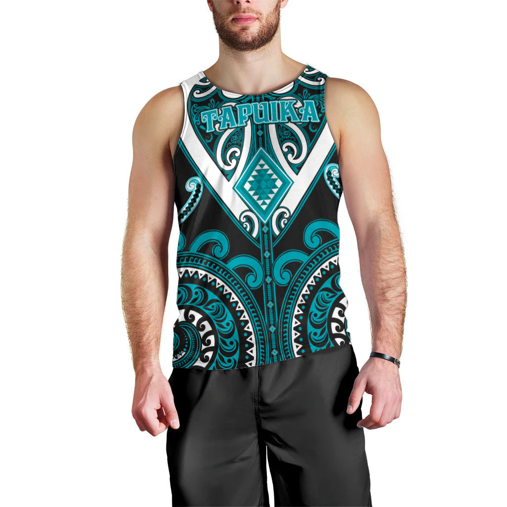 Custom Aotearoa Tapuika Men Tank Top Maori Tribal Pattern LT05 - Polynesian Pride