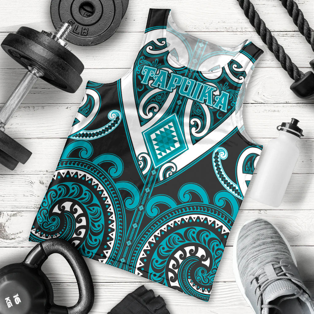 Custom Aotearoa Tapuika Men Tank Top Maori Tribal Pattern LT05 - Polynesian Pride