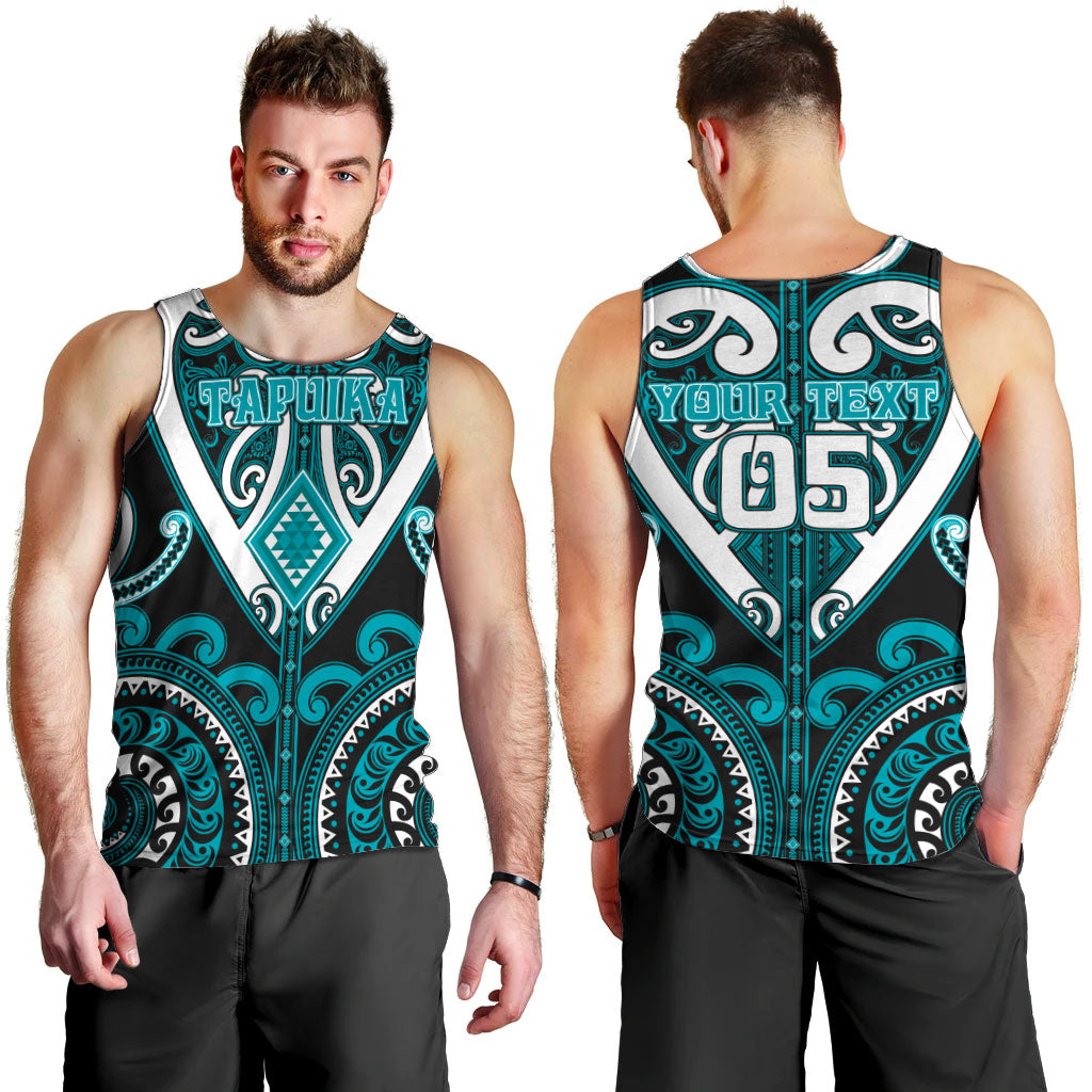 Custom Aotearoa Tapuika Men Tank Top Maori Tribal Pattern LT05 - Polynesian Pride