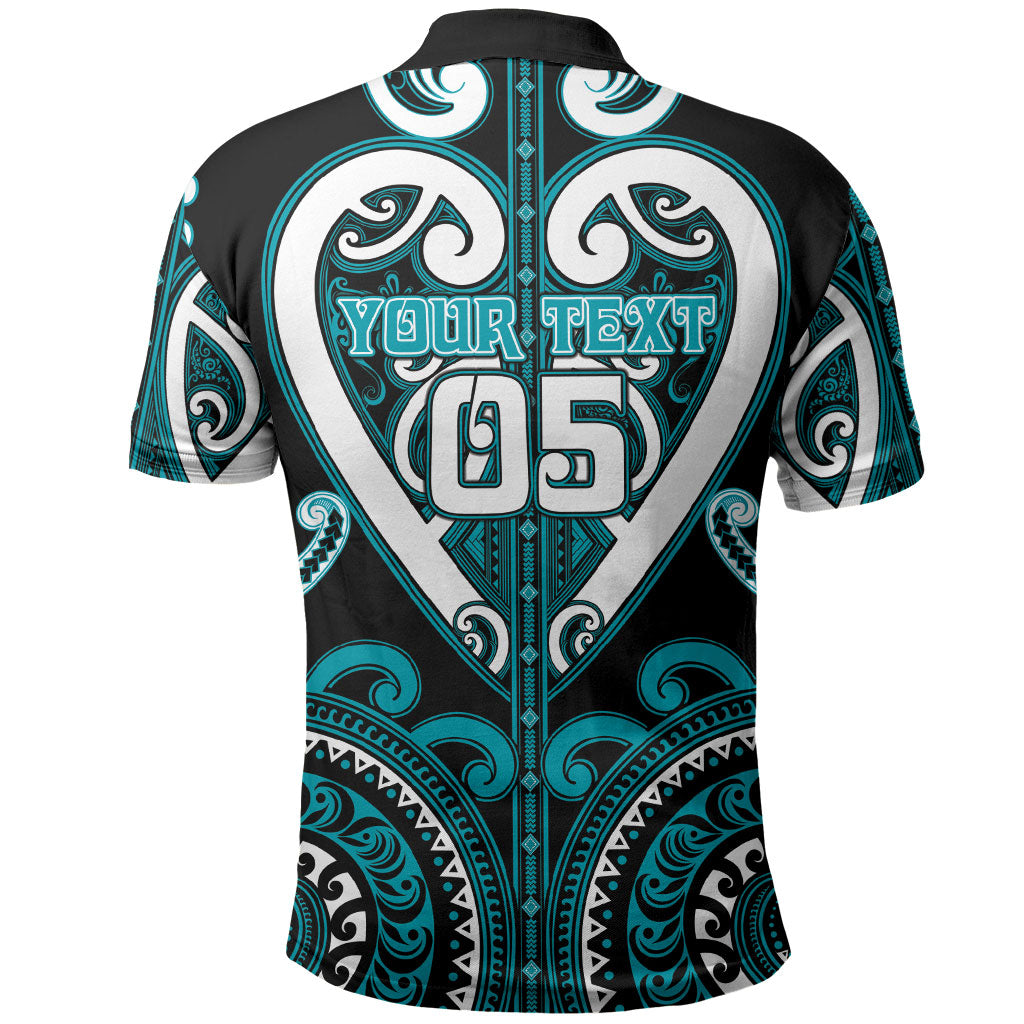 Custom Aotearoa Tapuika Polo Shirt Maori Tribal Pattern LT05 - Polynesian Pride