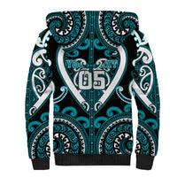 Custom Aotearoa Tapuika Sherpa Hoodie Maori Tribal Pattern LT05 - Polynesian Pride