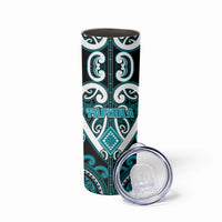 Custom Aotearoa Tapuika Skinny Tumbler Maori Tribal Pattern LT05 - Polynesian Pride