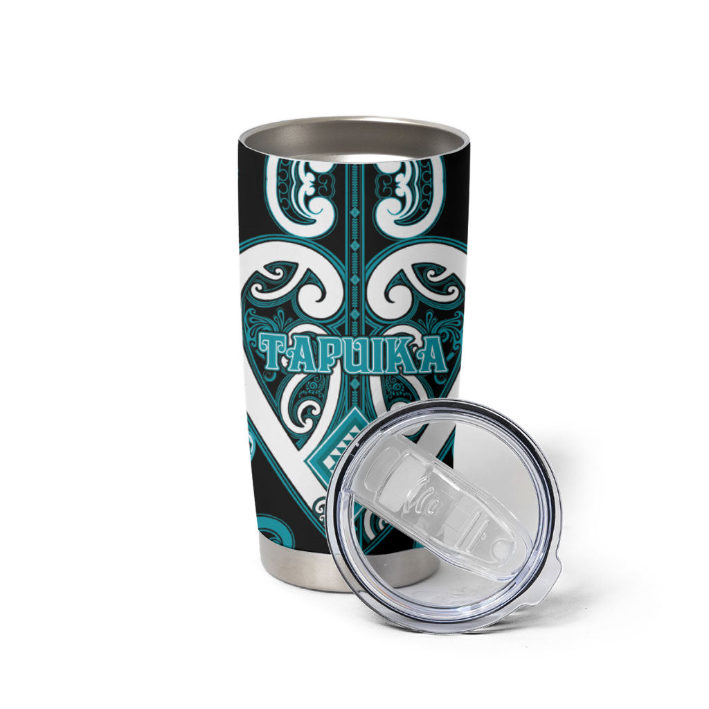 Custom Aotearoa Tapuika Tumbler Cup Maori Tribal Pattern LT05 - Polynesian Pride