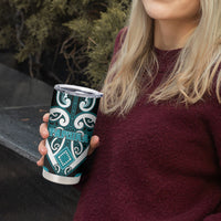 Custom Aotearoa Tapuika Tumbler Cup Maori Tribal Pattern LT05 - Polynesian Pride
