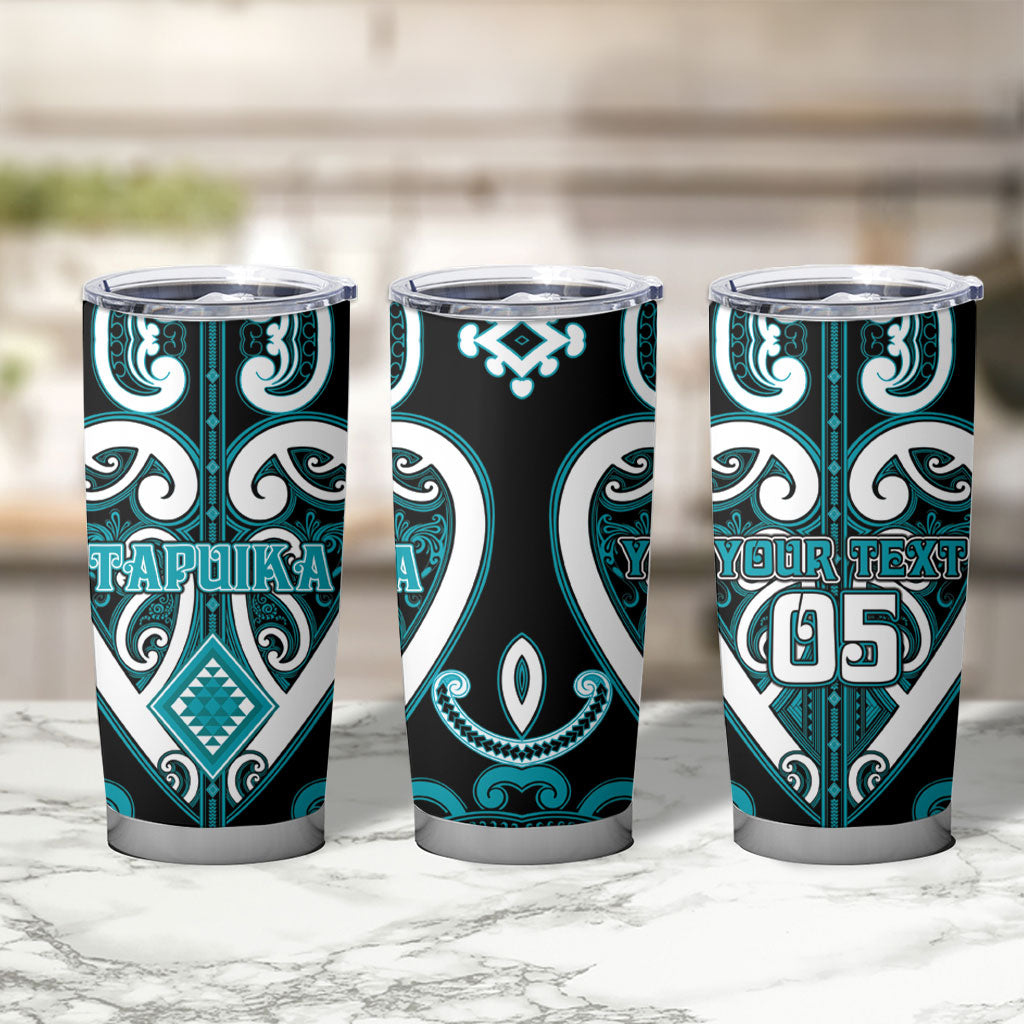 Custom Aotearoa Tapuika Tumbler Cup Maori Tribal Pattern LT05 - Polynesian Pride