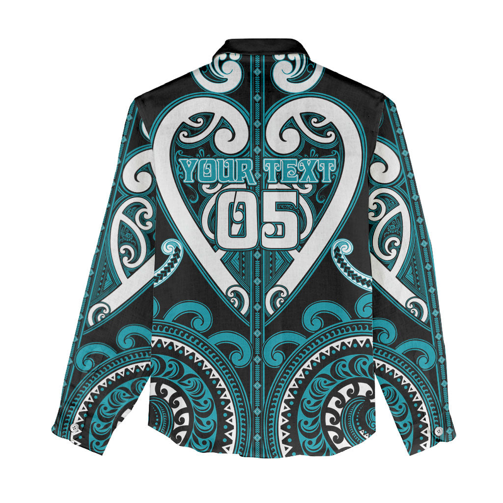 Custom Aotearoa Tapuika Women Casual Shirt Maori Tribal Pattern LT05 - Polynesian Pride