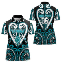 Custom Aotearoa Tapuika Women Polo Shirt Maori Tribal Pattern LT05 - Polynesian Pride