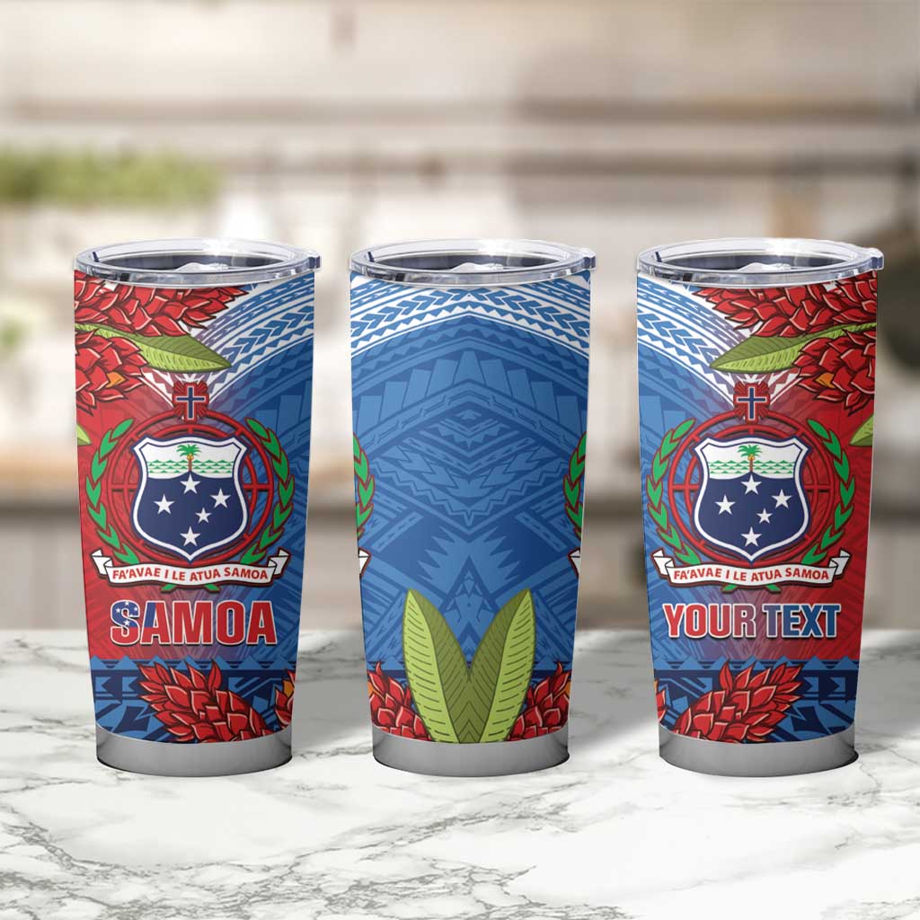 Personalised Samoa Tumbler Cup Teuila Torch Ginger Mix Polynesian Tribal LT05 - Polynesian Pride