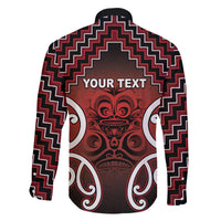 Personalised Aotearoa Mana Motuhake Family Matching Off The Shoulder Long Sleeve Dress and Hawaiian Shirt Poutama With Maori Pattern LT05 - Polynesian Pride