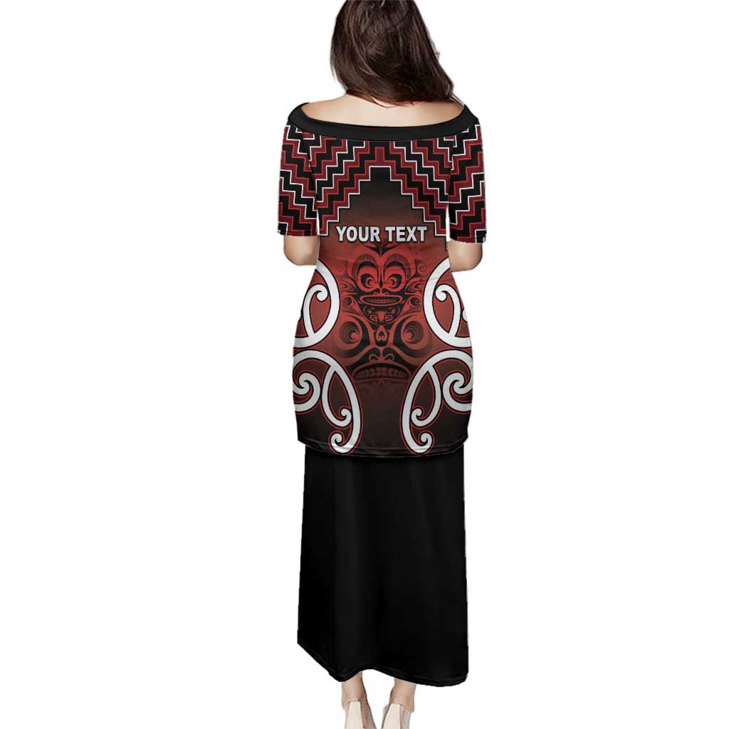 Personalised Aotearoa Mana Motuhake Family Matching Puletasi and Hawaiian Shirt Poutama With Maori Pattern LT05 - Polynesian Pride