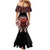 Personalised Aotearoa Mana Motuhake Mermaid Dress Poutama With Maori Pattern - Polynesian Pride