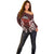 Personalised Aotearoa Mana Motuhake Off Shoulder Sweater Poutama With Maori Pattern - Polynesian Pride