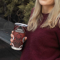 Personalised Aotearoa Mana Motuhake Tumbler Cup Poutama With Maori Pattern LT05 - Polynesian Pride