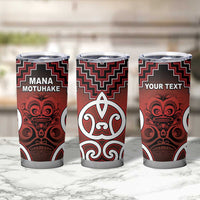 Personalised Aotearoa Mana Motuhake Tumbler Cup Poutama With Maori Pattern LT05 - Polynesian Pride