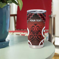 Personalised Aotearoa Mana Motuhake Tumbler Cup Poutama With Maori Pattern LT05 - Polynesian Pride