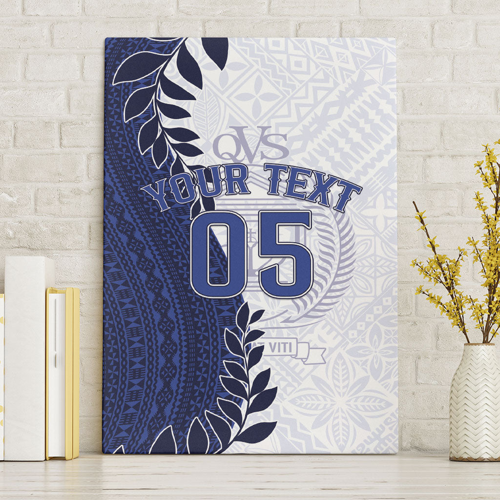 Custom Fiji Queen Victoria School Canvas Wall Art 120 Years Anniversary