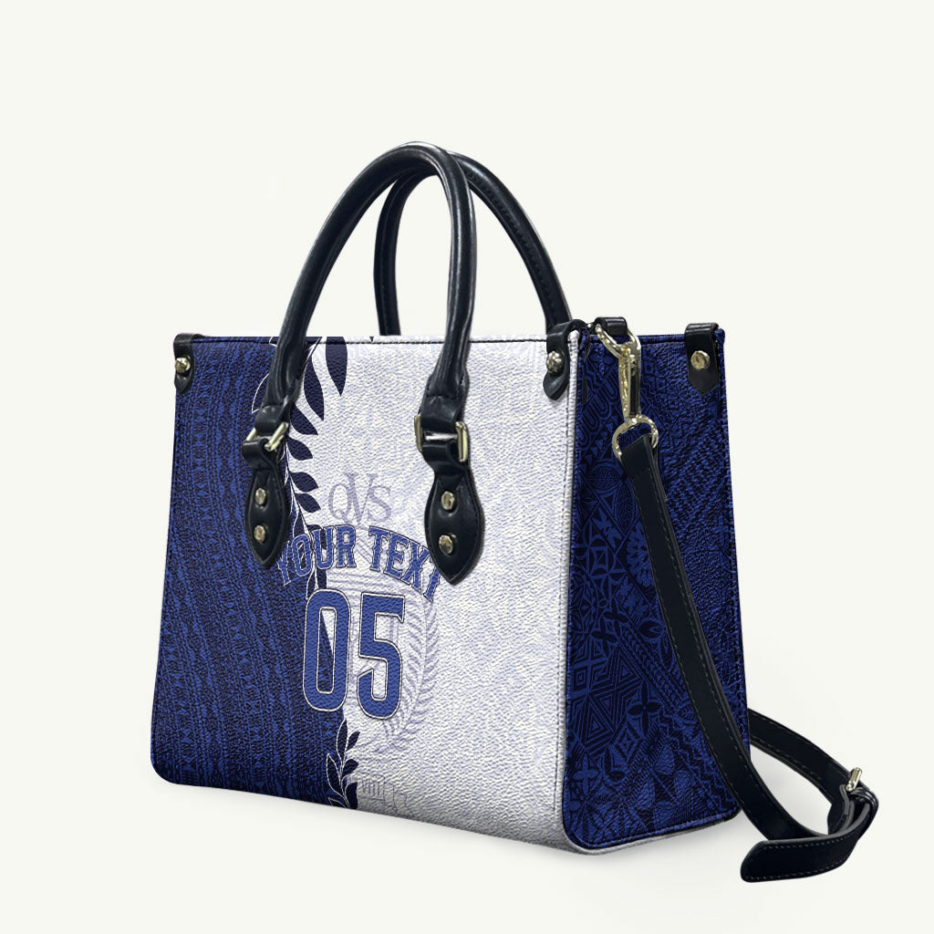Custom Fiji Queen Victoria School Leather Bag 120 Years Anniversary