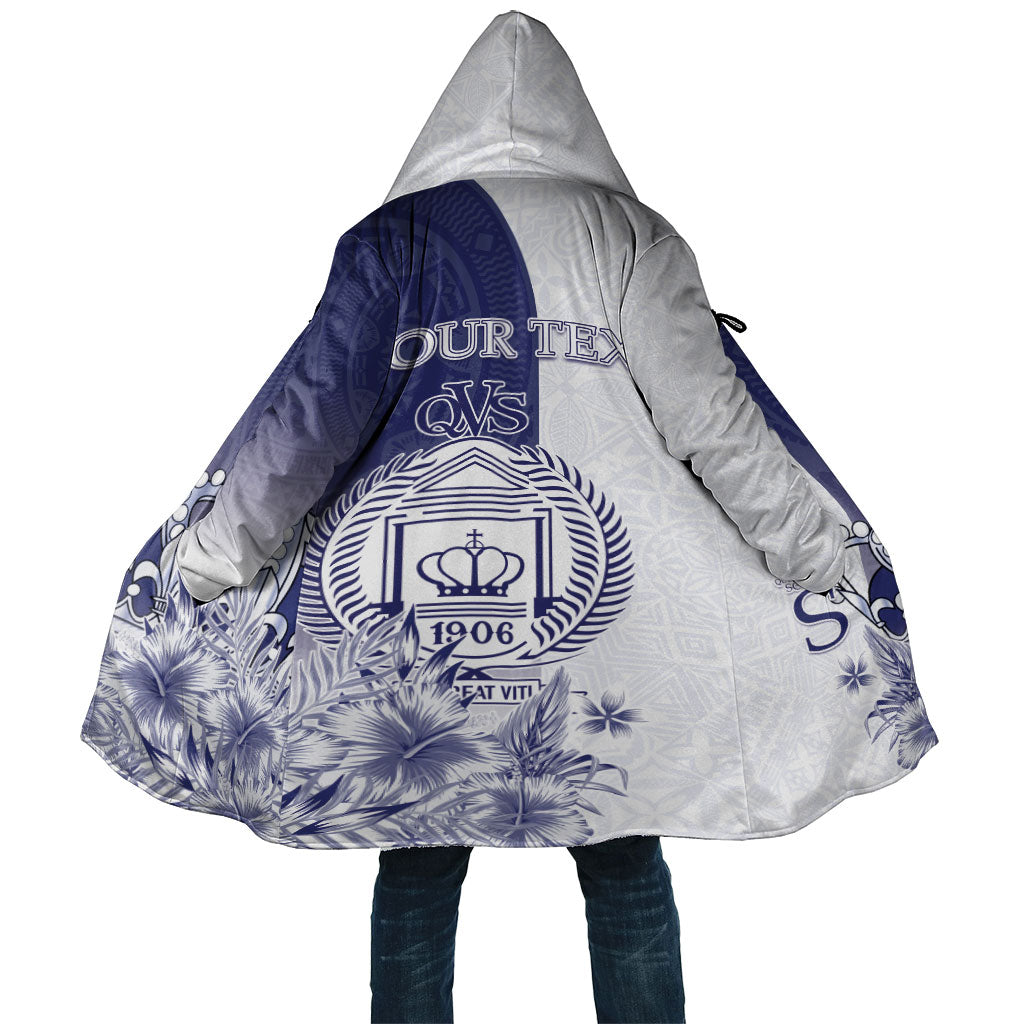 Personalised Fiji Queen Victoria School 1906 Cloak Floreat Viti