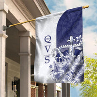 Fiji Queen Victoria School 1906 Garden Flag Floreat Viti LT05 House Flag Navy - Polynesian Pride