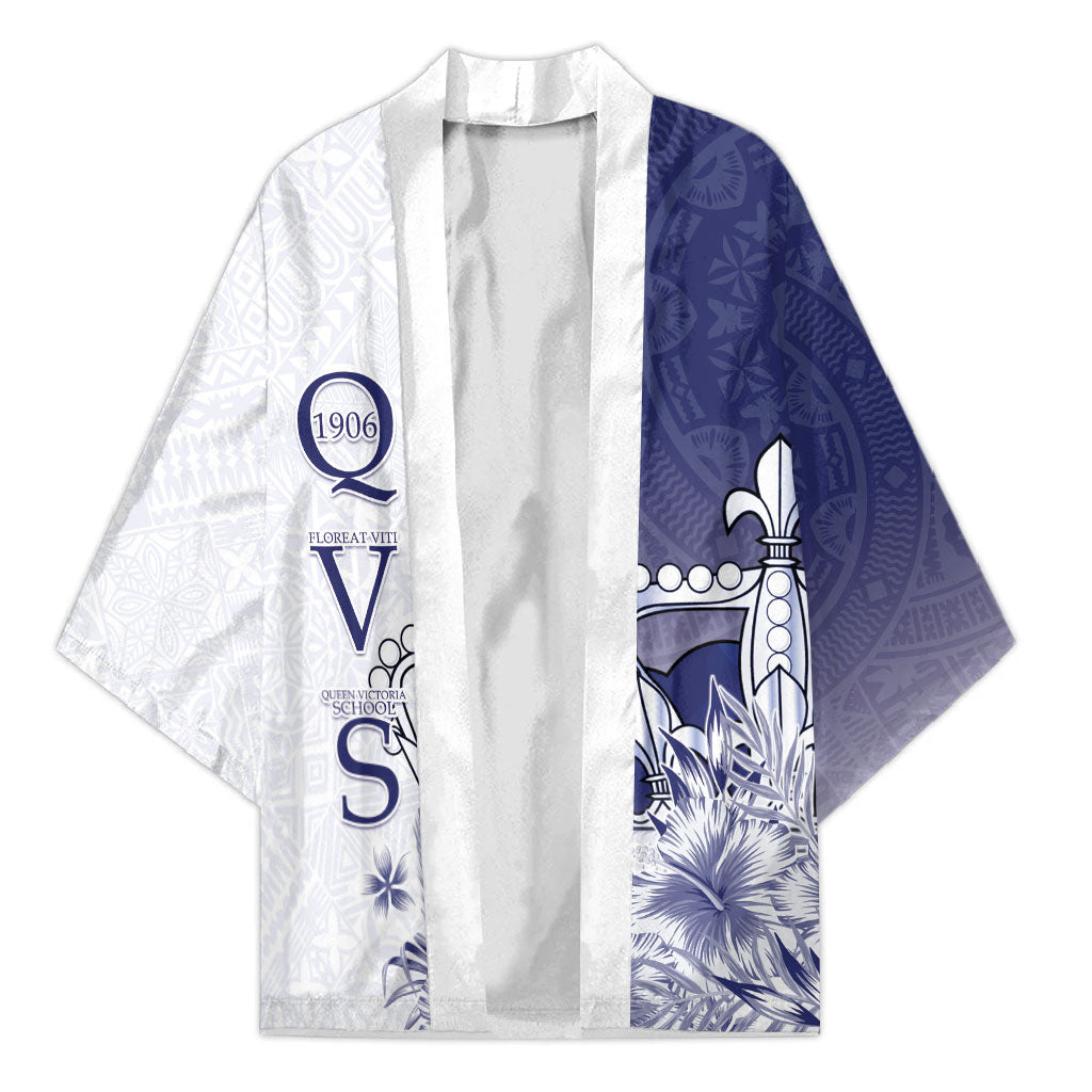 Personalised Fiji Queen Victoria School 1906 Kimono Floreat Viti