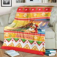 Hawaii Volcano Christmas Blanket Have An Explosive Christmas LT05 - Polynesian Pride