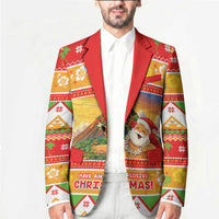 Hawaii Volcano Christmas Blazer Have An Explosive Christmas LT05 - Polynesian Pride
