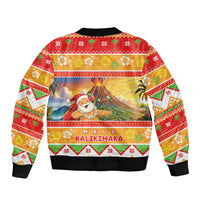 Hawaii Volcano Christmas Bomber Jacket Have An Explosive Christmas LT05 - Polynesian Pride