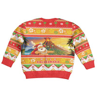 Hawaii Volcano Christmas Kid Ugly Christmas Sweater Have An Explosive Christmas LT05 - Polynesian Pride