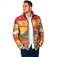 Hawaii Volcano Christmas Padded Jacket Have An Explosive Christmas LT05 - Polynesian Pride