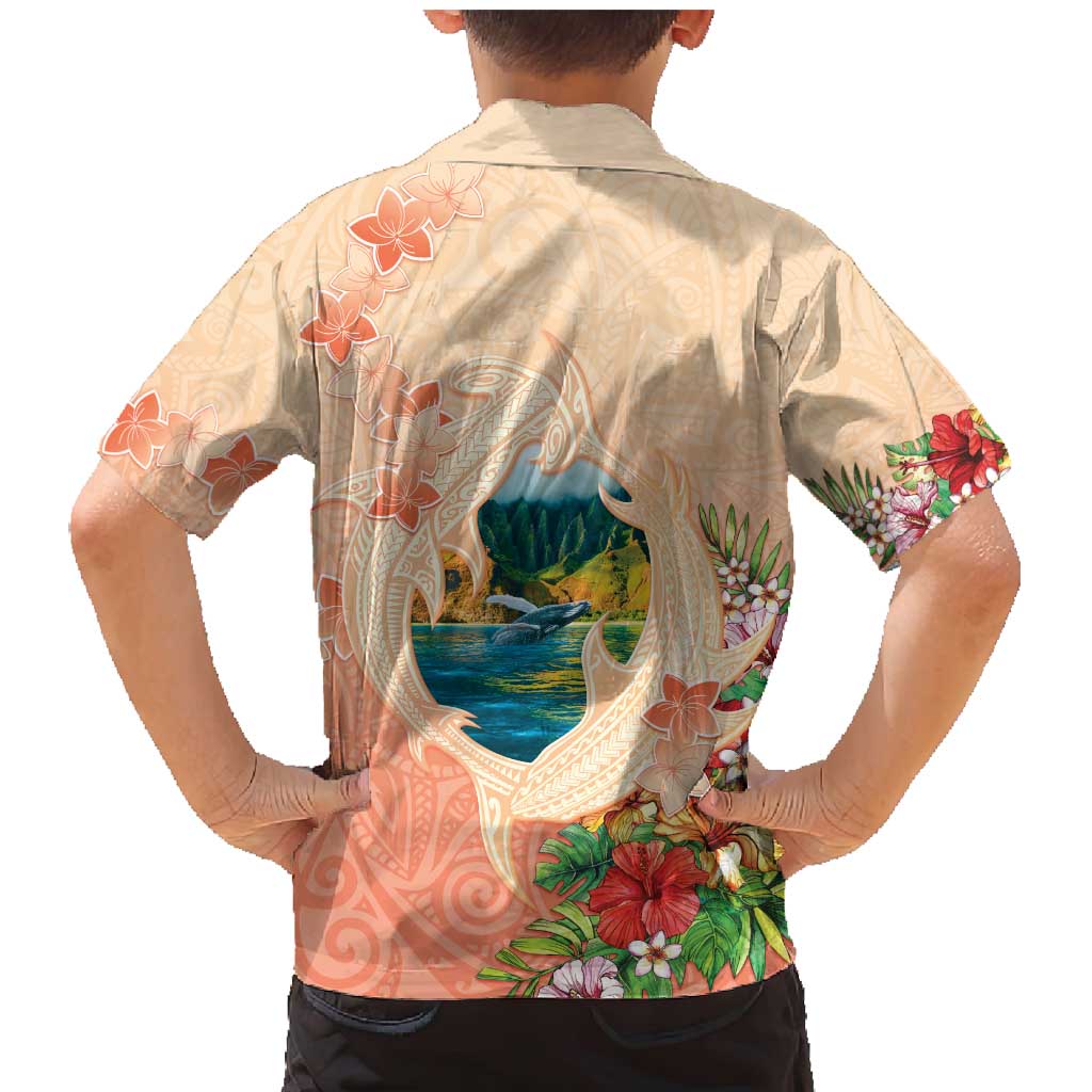 Hawaii Kauai Na Pali Coast Landscape Family Matching Mermaid Dress and Hawaiian Shirt LT05 - Polynesian Pride