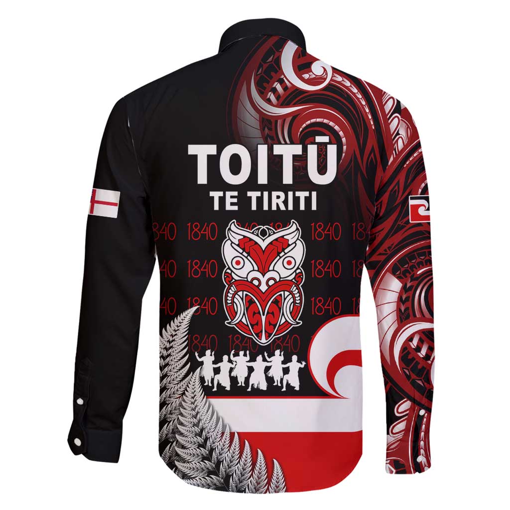 Aotearoa Toitu He Whakaputanga Family Matching Summer Maxi Dress and Hawaiian Shirt Toitu Te Tiriti O Waitangi LT05 - Polynesian Pride