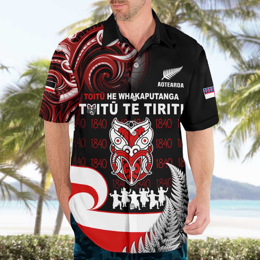 Aotearoa Toitu He Whakaputanga Hawaiian Shirt Toitu Te Tiriti O Waitangi LT05 - Polynesian Pride
