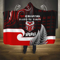 Aotearoa Toitu He Whakaputanga Hooded Blanket Toitu Te Tiriti O Waitangi LT05 - Polynesian Pride