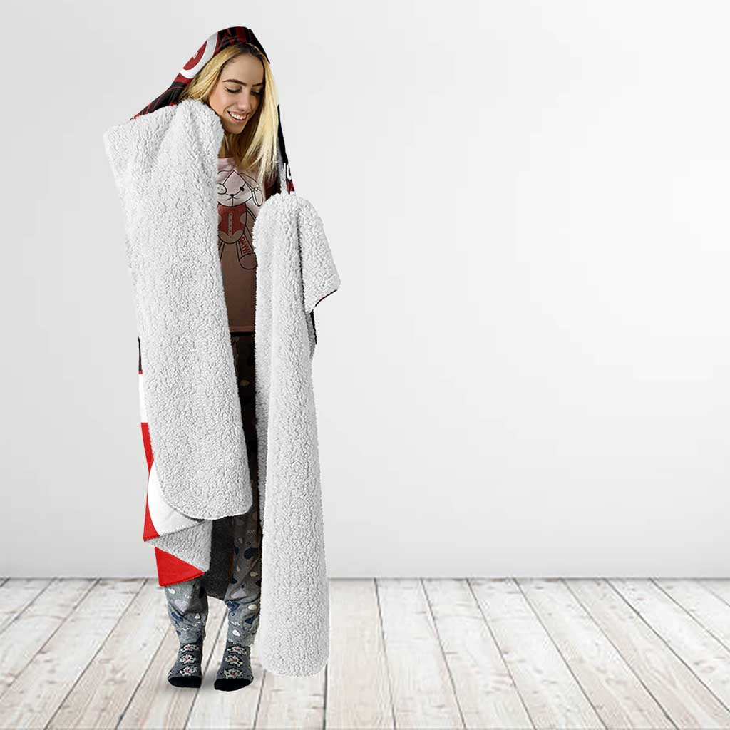 Aotearoa Toitu He Whakaputanga Hooded Blanket Toitu Te Tiriti O Waitangi LT05 - Polynesian Pride