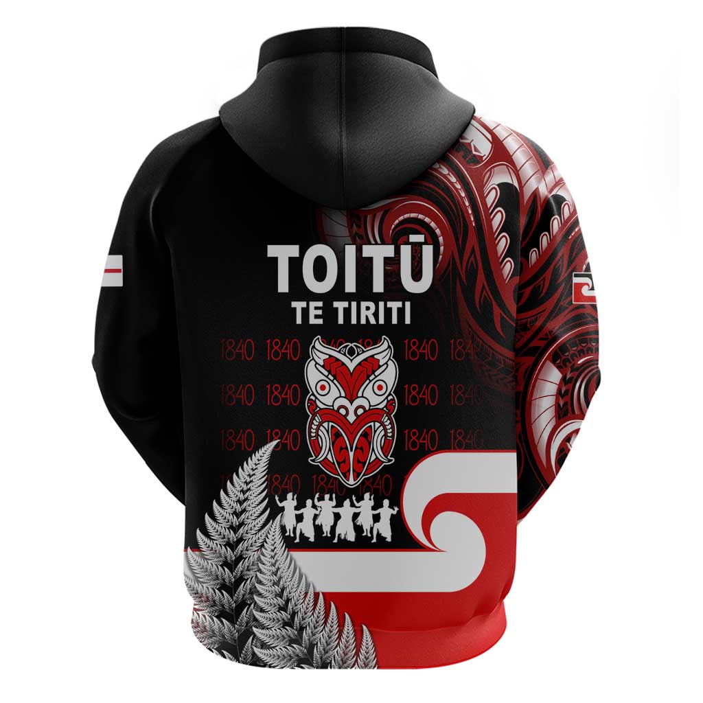 Aotearoa Toitu He Whakaputanga Hoodie Toitu Te Tiriti O Waitangi LT05 - Polynesian Pride