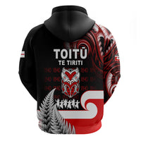 Aotearoa Toitu He Whakaputanga Hoodie Toitu Te Tiriti O Waitangi LT05 - Polynesian Pride